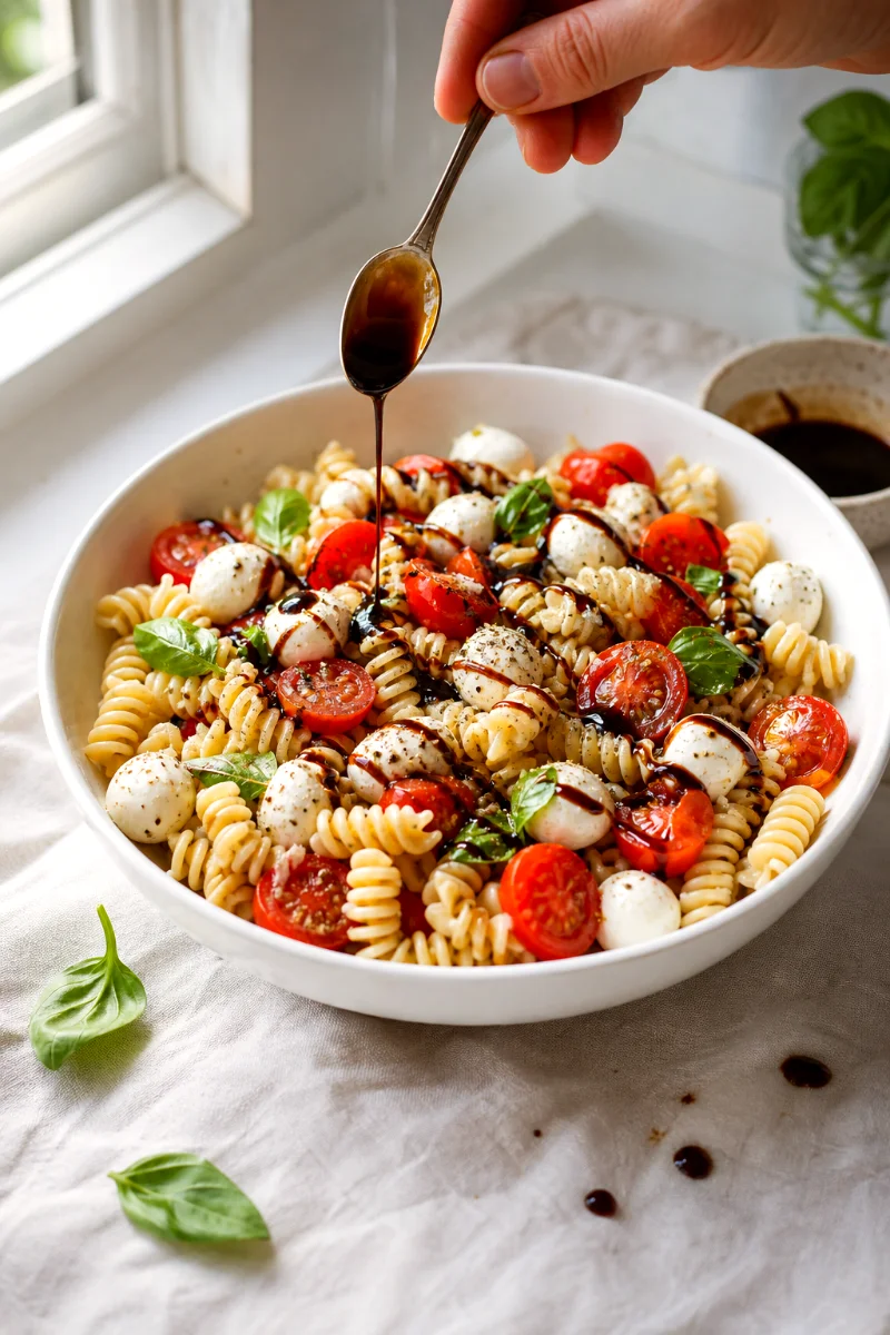 caprese-pasta-salad-balsamic-drizzle