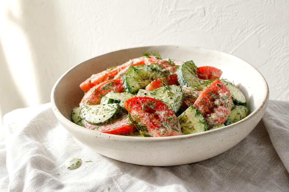 creamy-dill-tomato-cucumber-salad