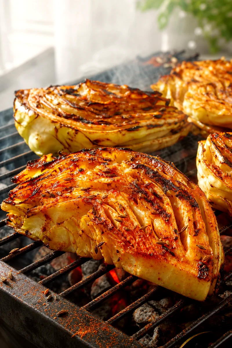 grilling-cabbage-wedges-process-shot