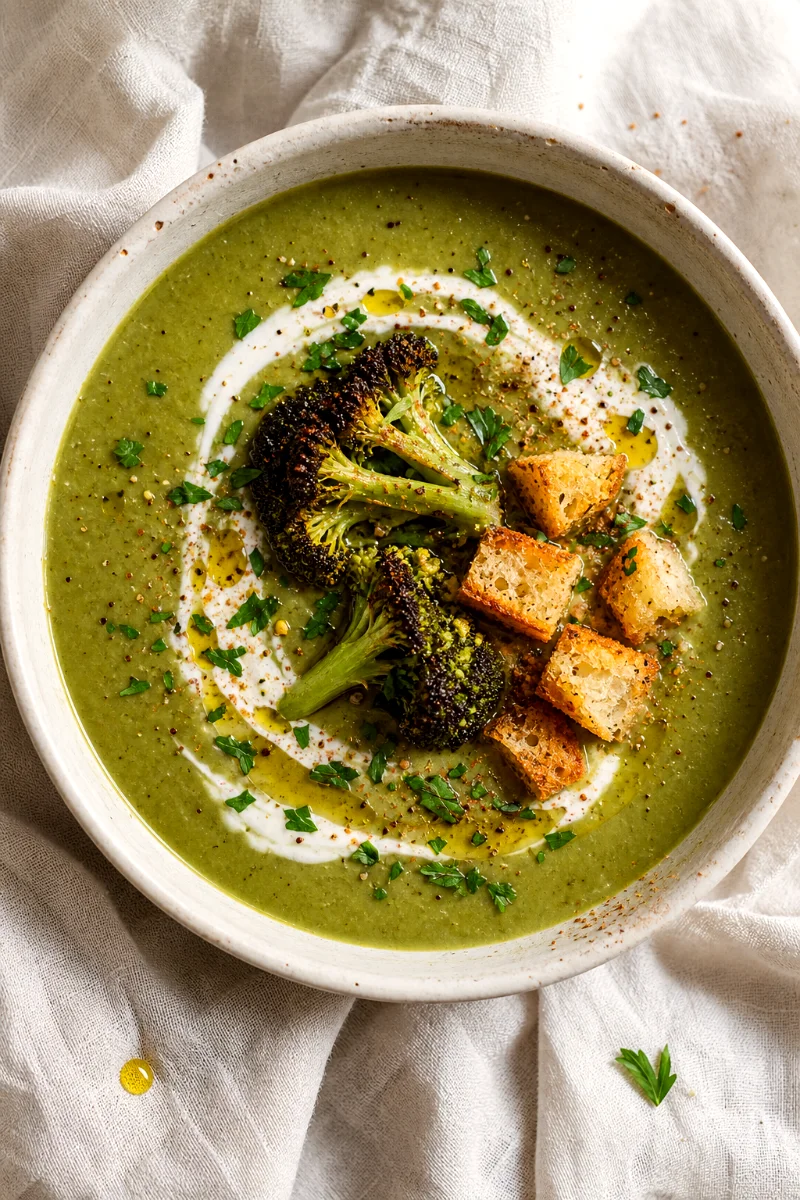 roasted-broccoli-soup-top-down-close-up