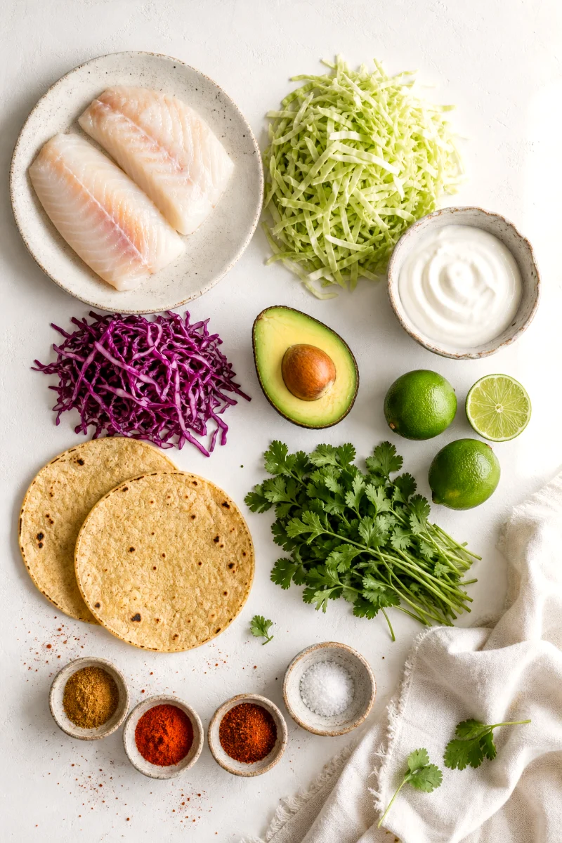 baja-fish-taco-salad-ingredients