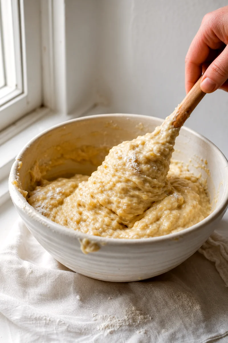 banana-greek-yogurt-muffins-folding-batter