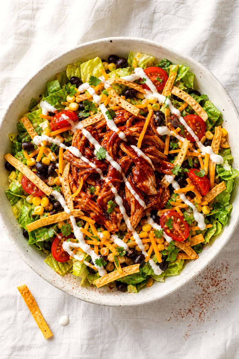 bbq-chicken-taco-salad-bowl-overhead