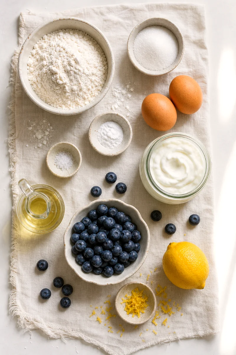 blueberry-greek-yogurt-muffins-ingredients