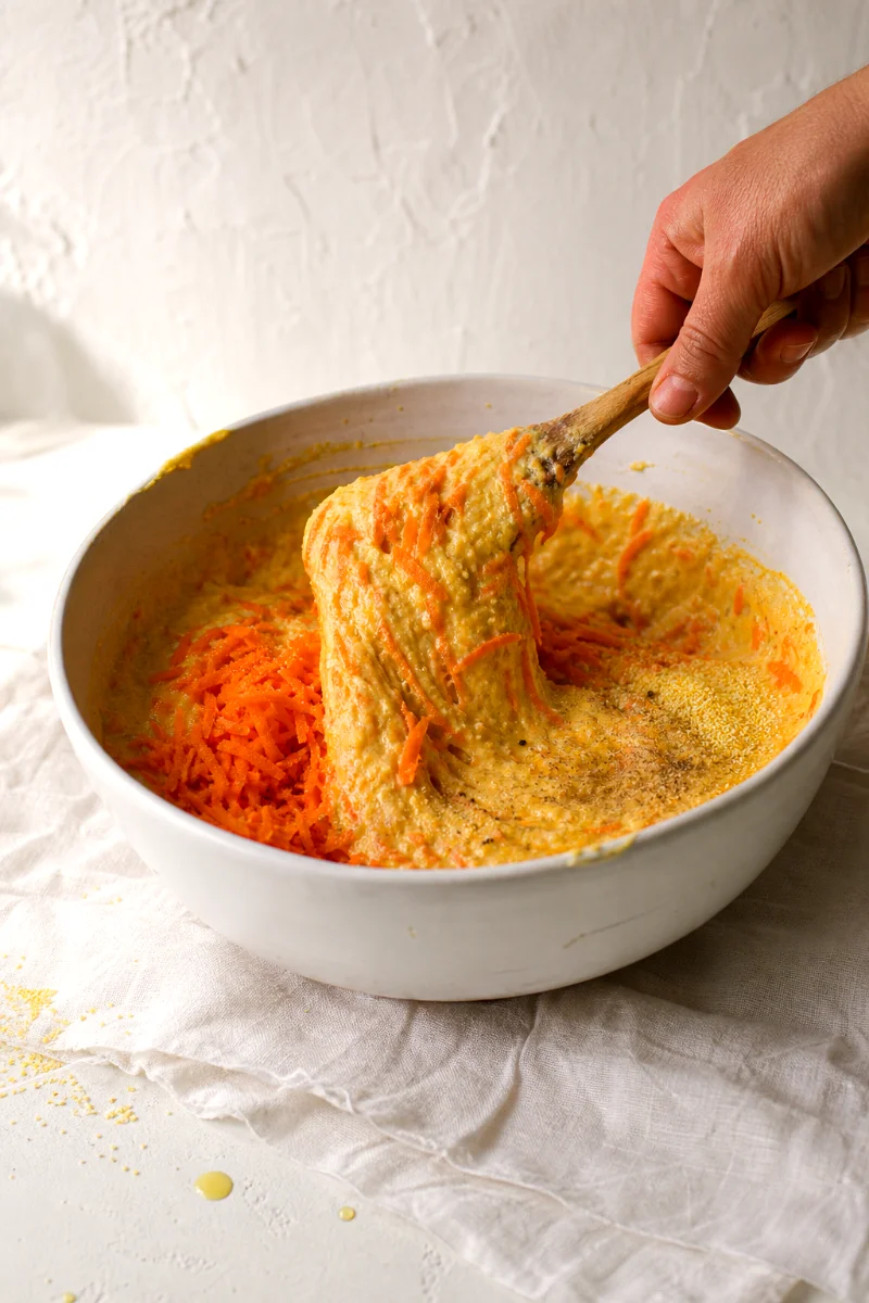 carrot-polenta-cake-marsala-folding-carrots