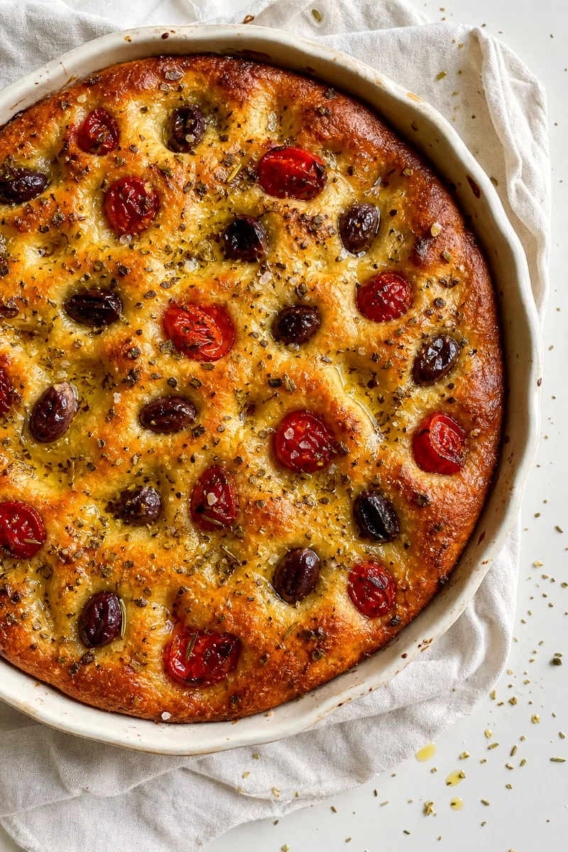cherry-tomato-olive-focaccia-close-up