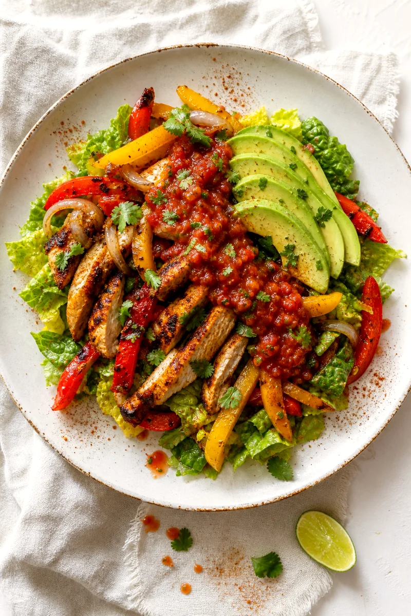 chicken-fajita-taco-salad-food-shot