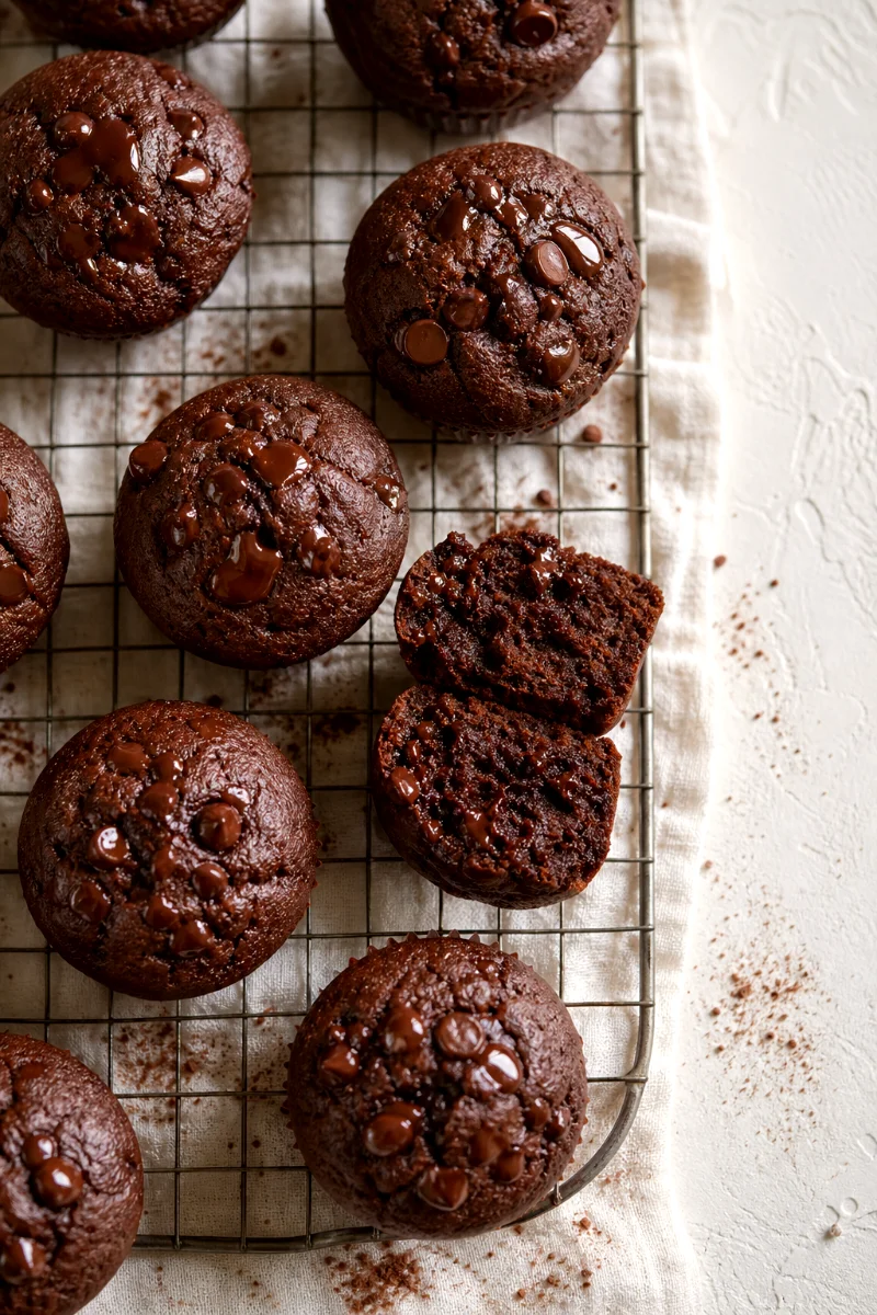 chocolate-banana-greek-yogurt-muffins-food-shot
