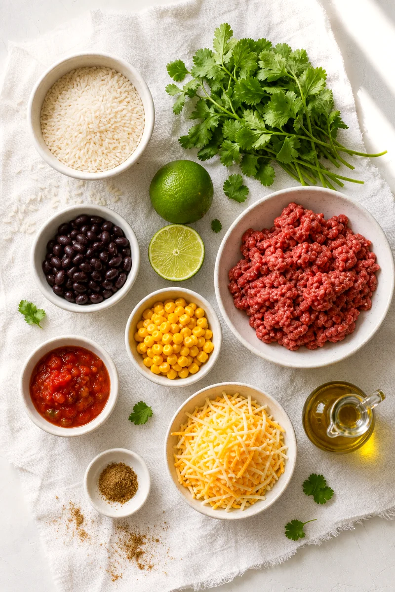 cilantro-lime-taco-bowl-ingredients