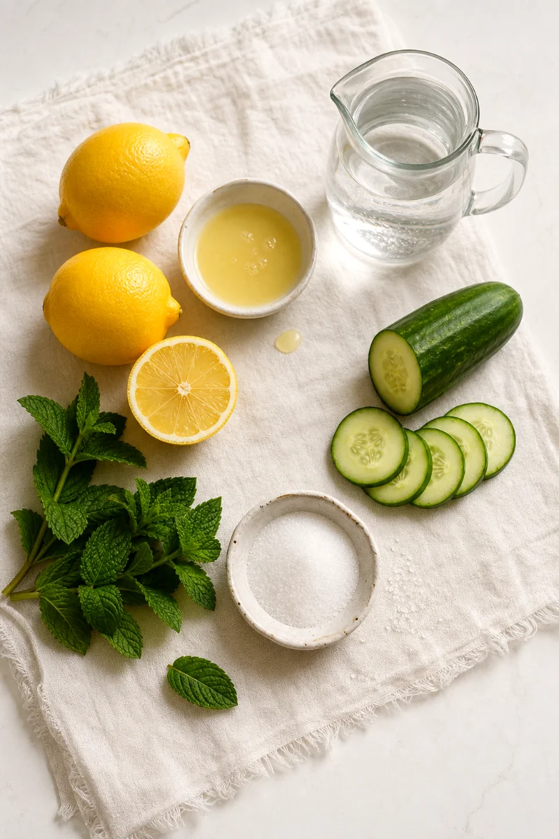 cucumber-mint-lemonade-ingredients