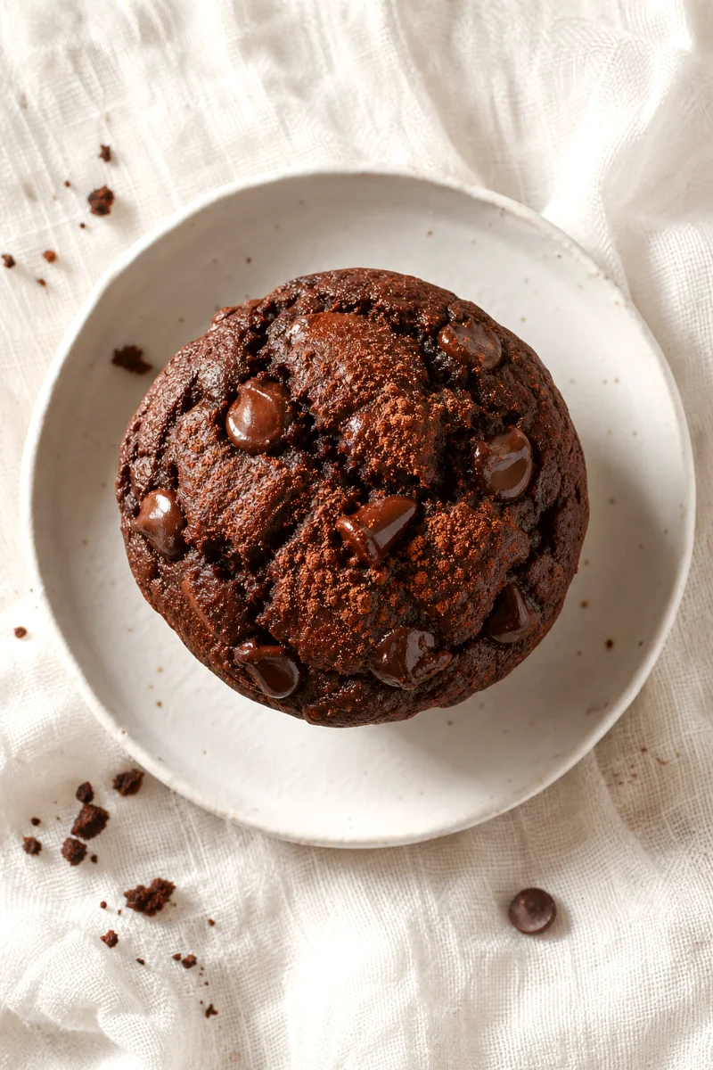double-chocolate-greek-yogurt-muffins-food-shot