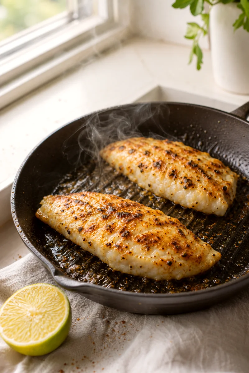 fish-cabbage-tacos-grilling-process