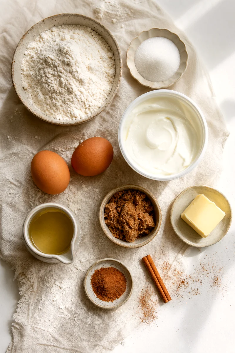 greek-yogurt-muffin-ingredients-flat-lay