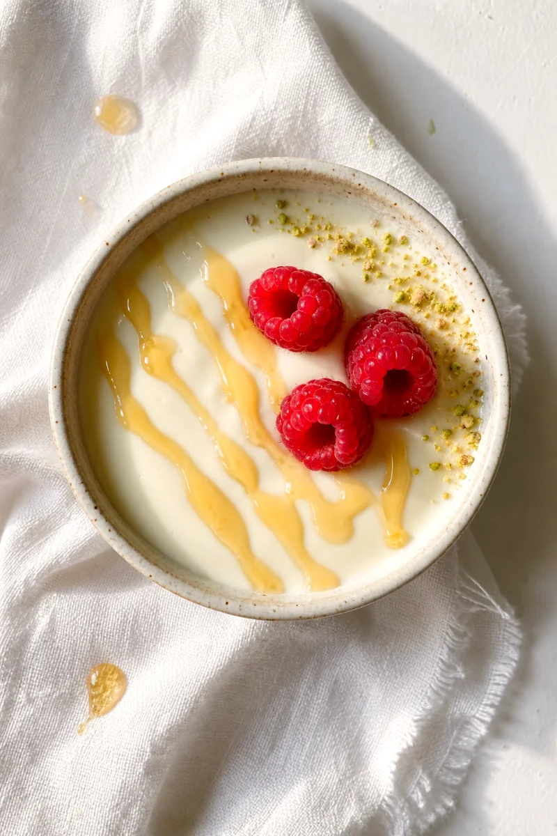 greek-yogurt-panna-cotta-close-up-top-down
