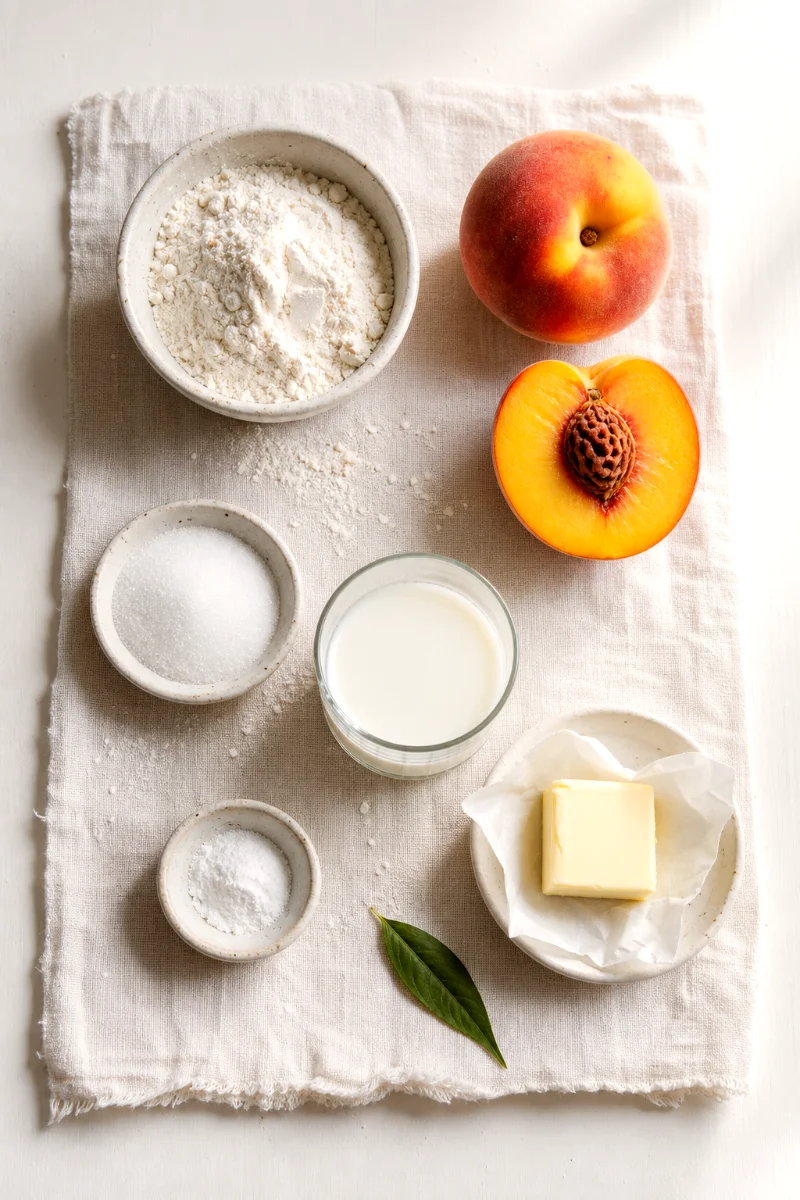 grilled-peach-cobbler-ingredients
