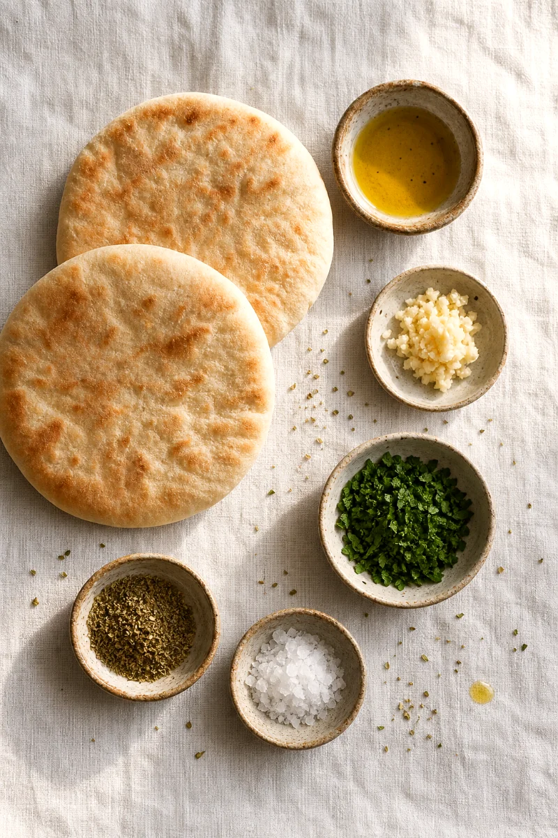 grilled-pita-ingredients-flatlay