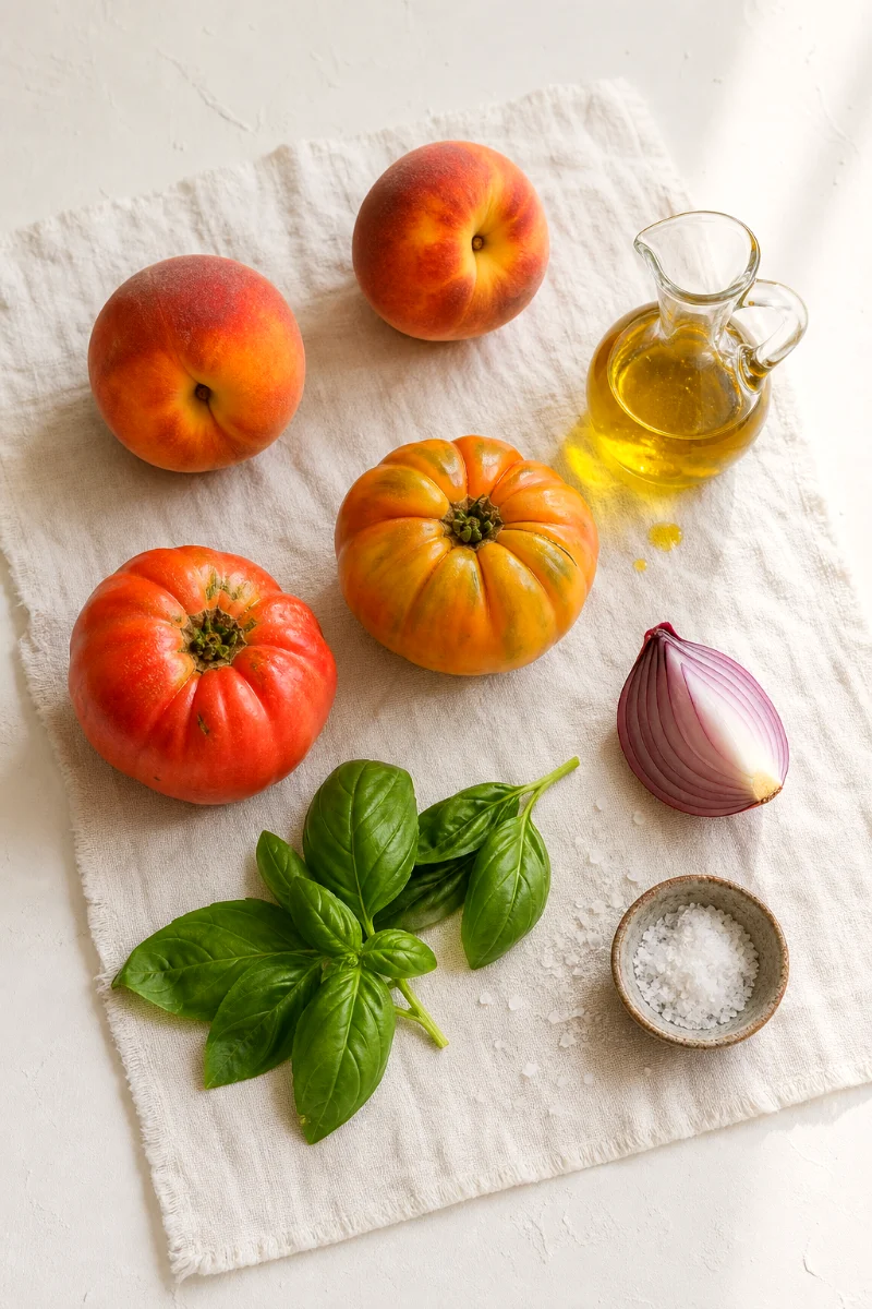heirloom-tomato-peach-salad-ingredients