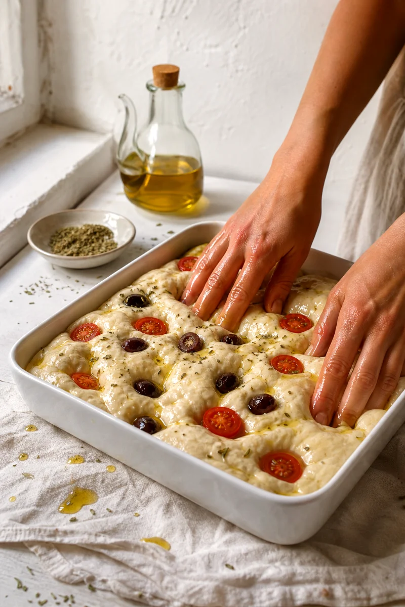 how-to-make-cherry-tomato-olive-focaccia