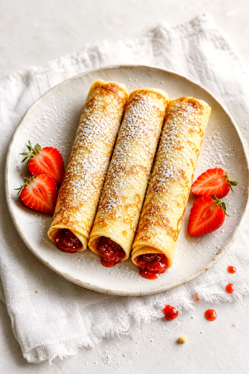 hungarian-palacsinta-strawberry-jam-top-down