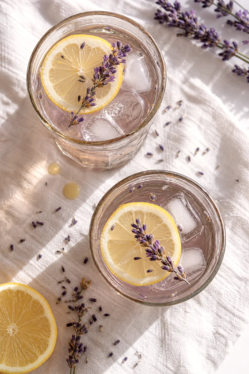 lavender-lemonade-top-down-glasses