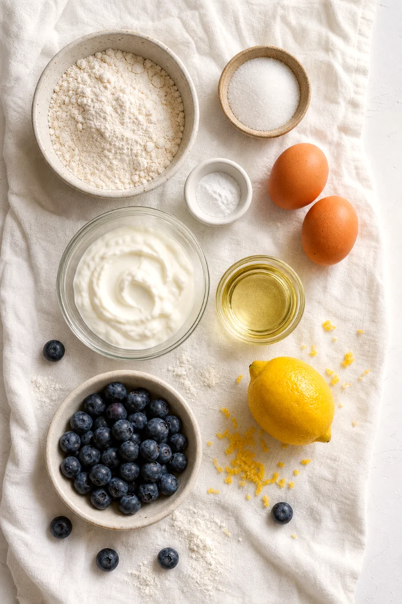 lemon-blueberry-greek-yogurt-muffins-ingredients