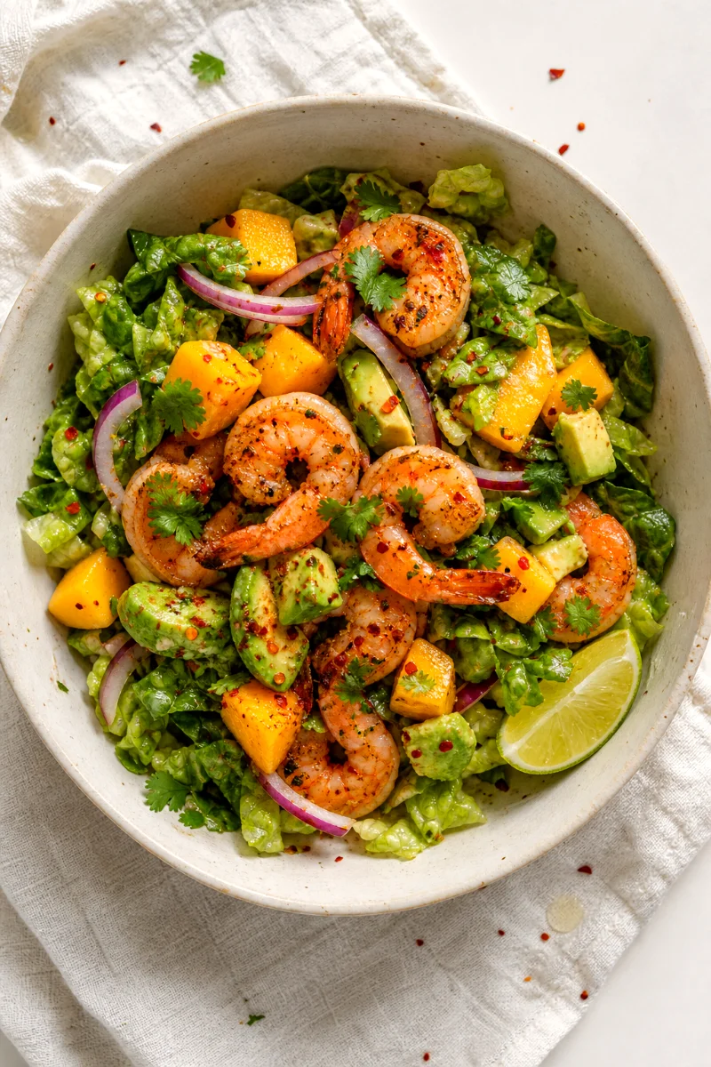 mango-avocado-shrimp-taco-salad-bowl