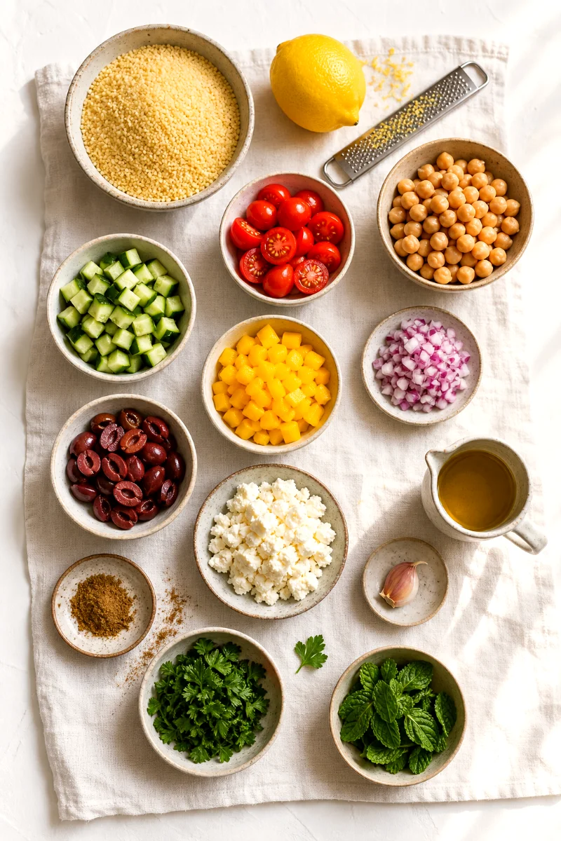 mediterranean-couscous-salad-ingredients-flatlay