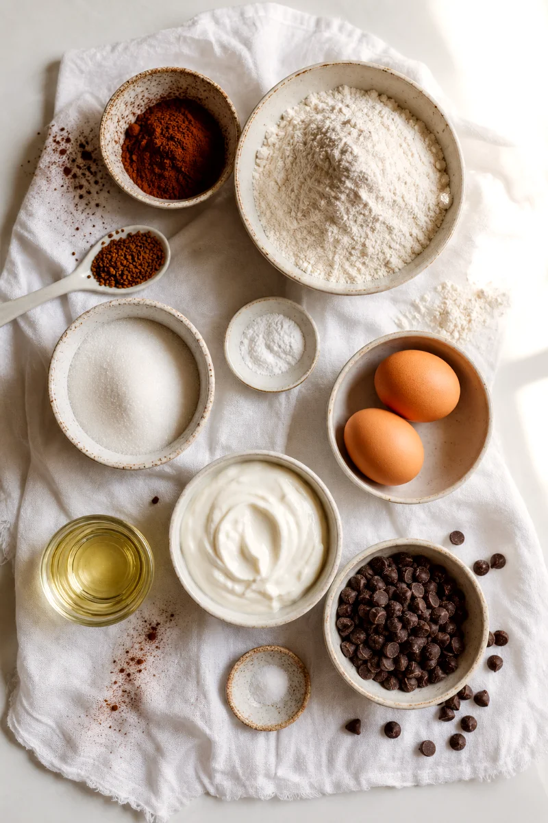 mocha-greek-yogurt-muffins-ingredients
