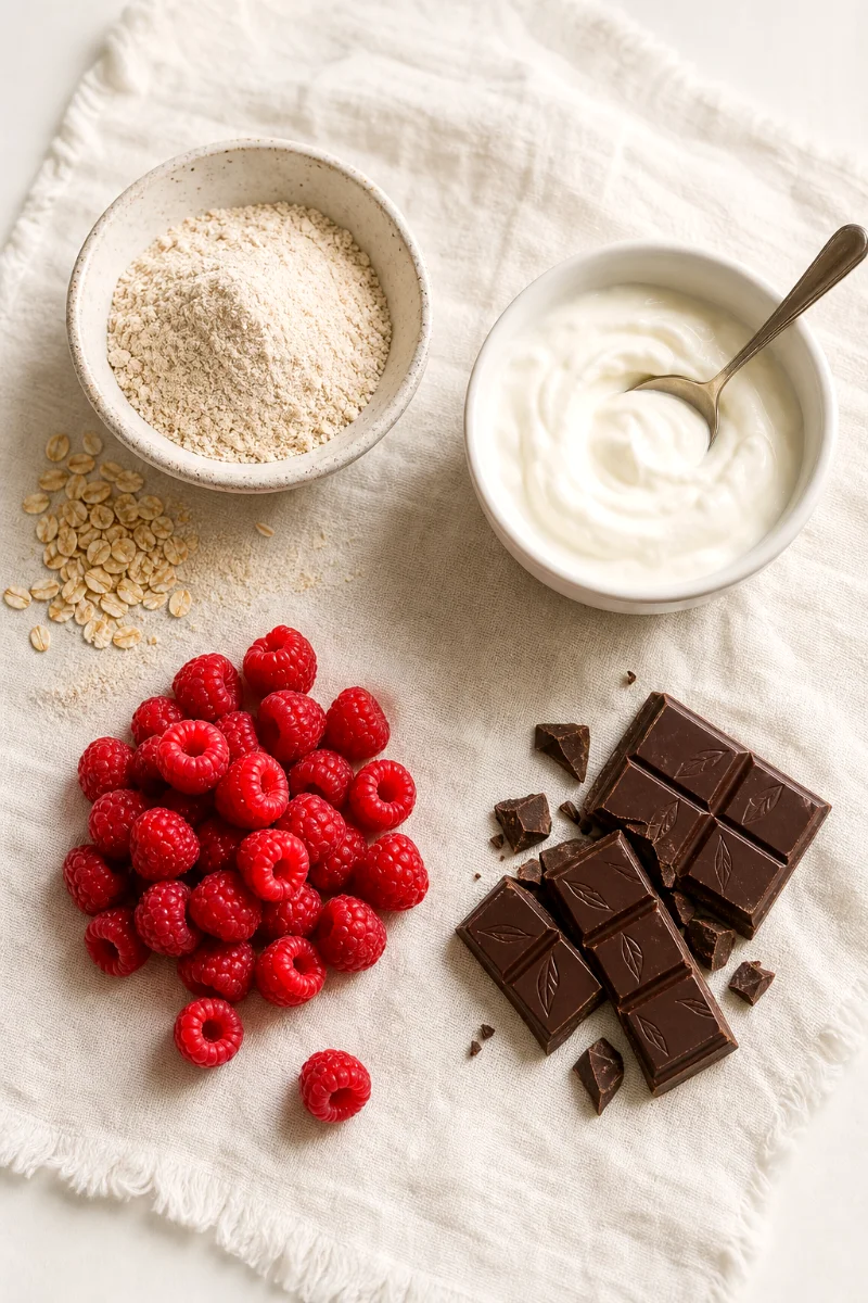 no-bake-raspberry-dessert-ingredients