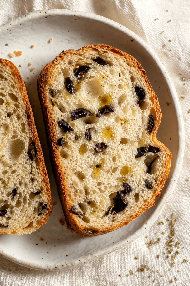 no-knead-olive-bread-crumb-close-up