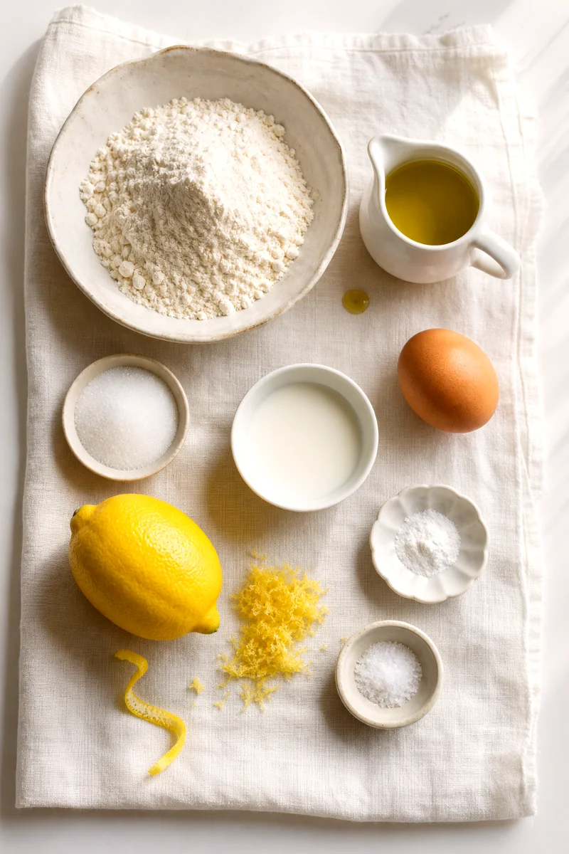 olive-oil-cake-ingredients-flatlay