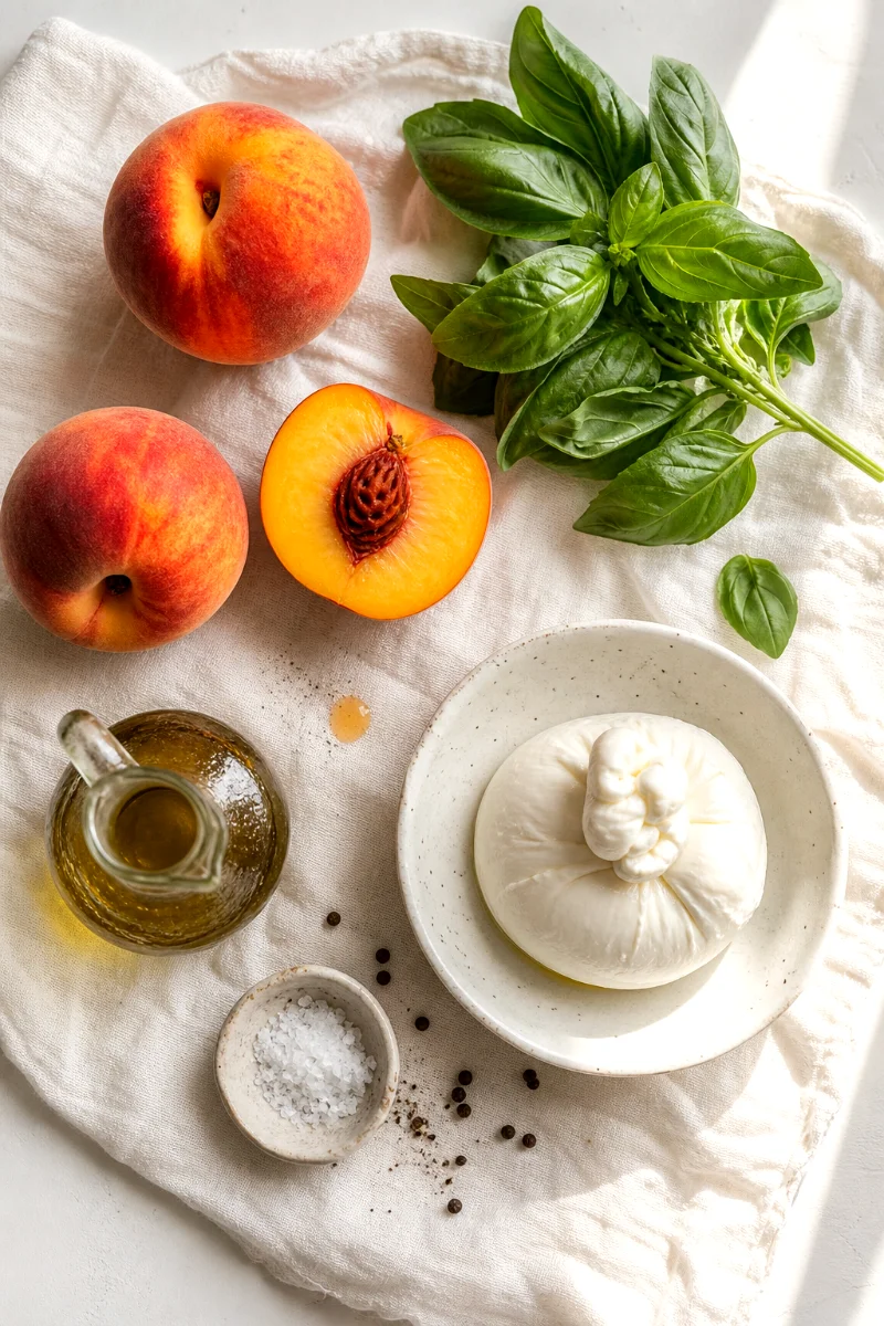 peach-burrata-salad-ingredients