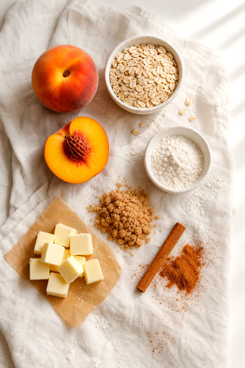 peach-crisp-ingredients-flat-lay