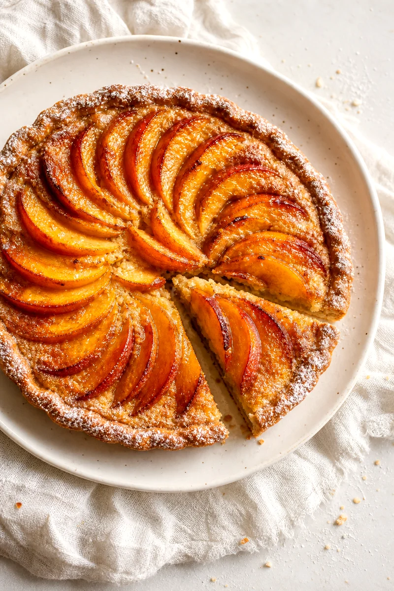 peach-frangipane-tart-overhead