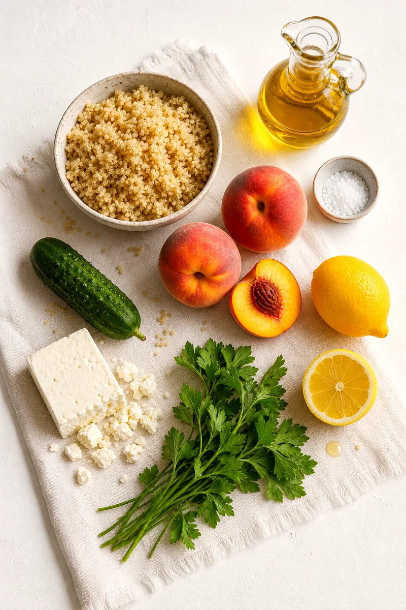 peach-quinoa-salad-ingredients-flatlay