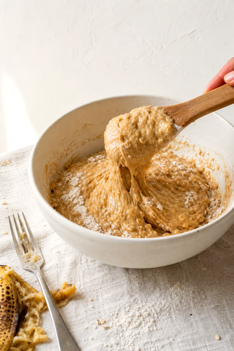 peanut-butter-banana-greek-yogurt-muffins-cooking-process