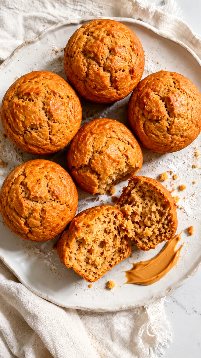peanut-butter-banana-greek-yogurt-muffins-food-shot