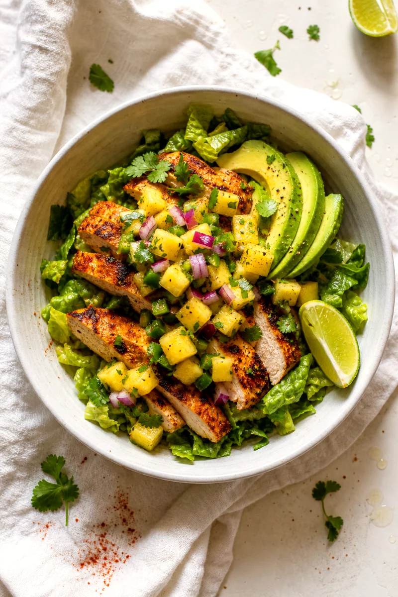 pineapple-salsa-chicken-taco-salad-food-shot