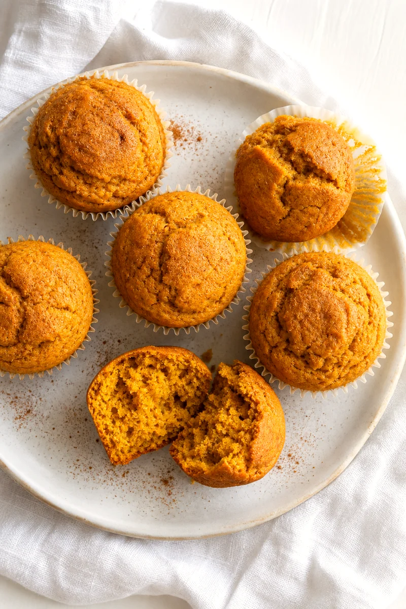 pumpkin-greek-yogurt-muffins-food-shot