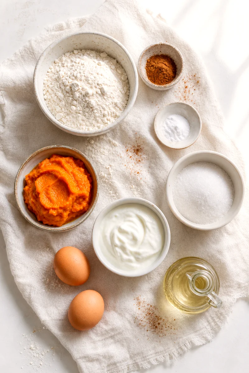 pumpkin-greek-yogurt-muffins-ingredients