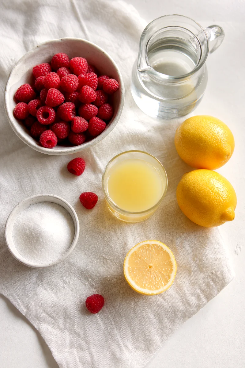 raspberry-lemonade-ingredients