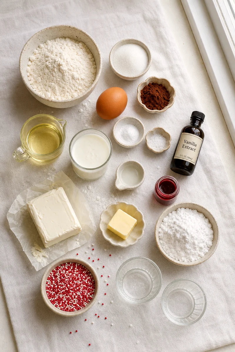 red-velvet-dot-cake-ingredients