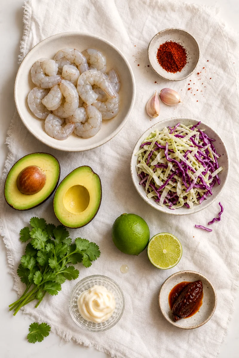 shrimp-taco-salad-ingredients-flat-lay