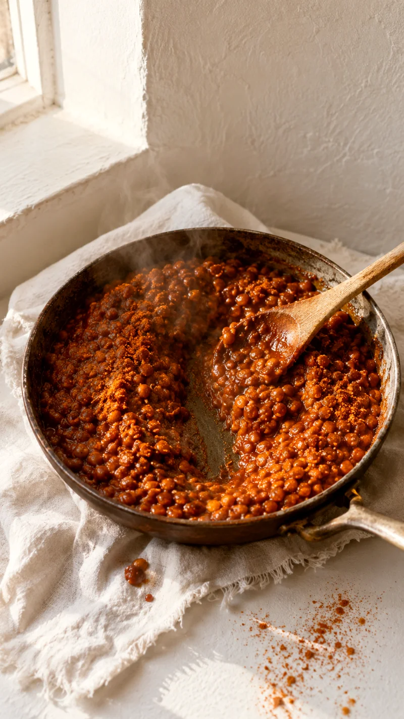 simmering-taco-lentils