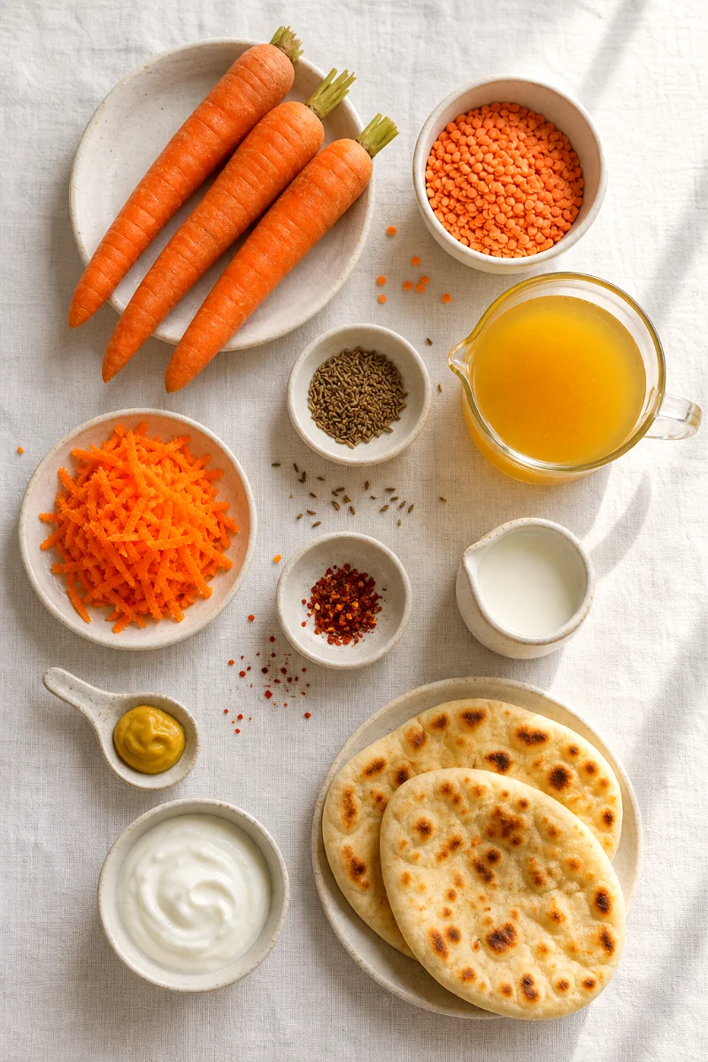 spicy-carrot-lentil-soup-ingredients-flat-lay