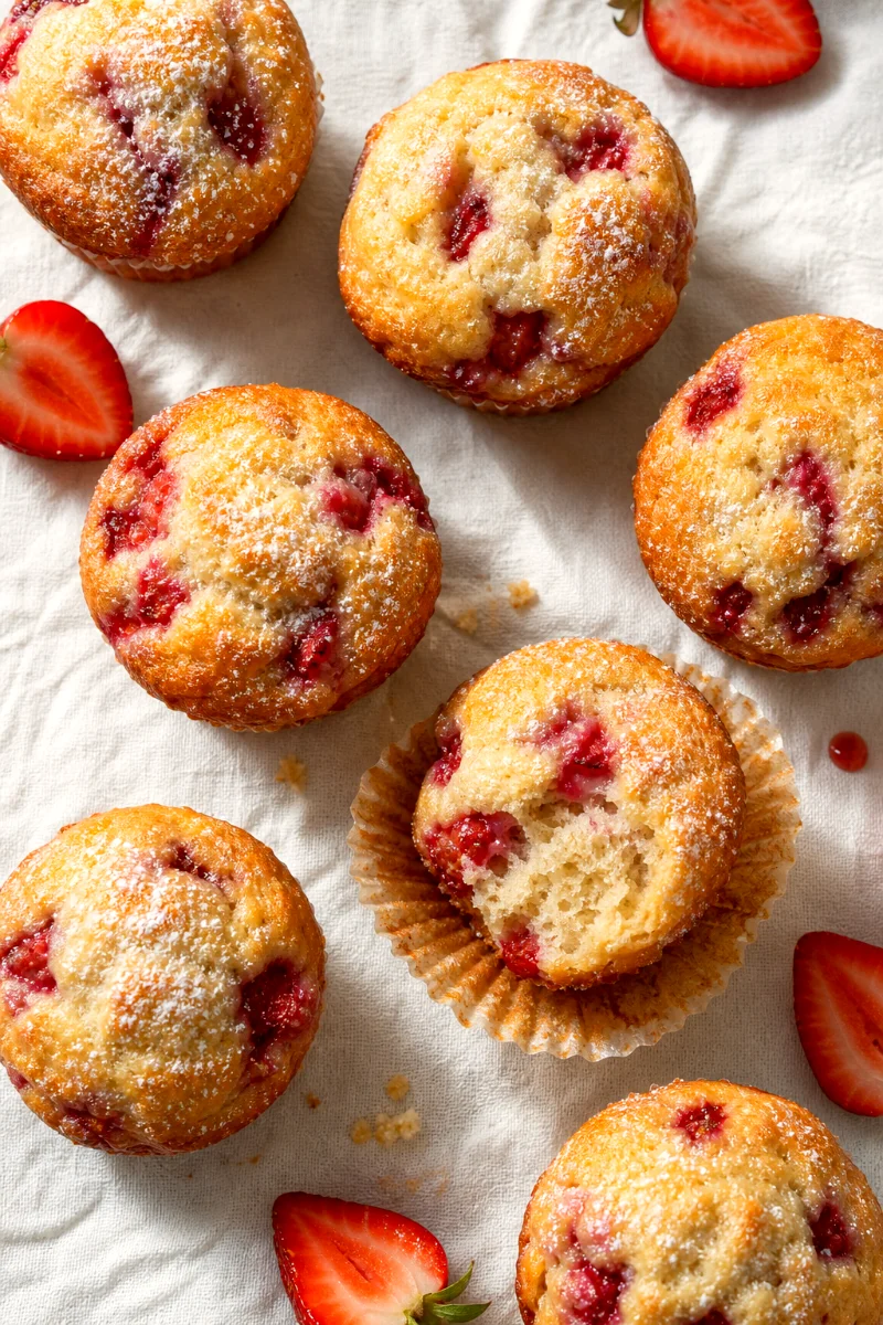 strawberry-greek-yogurt-muffins-close-up