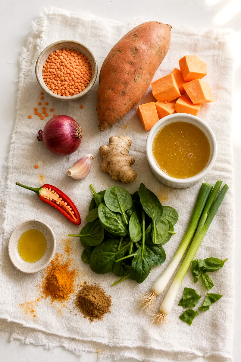 sweet-potato-lentil-dhal-ingredients