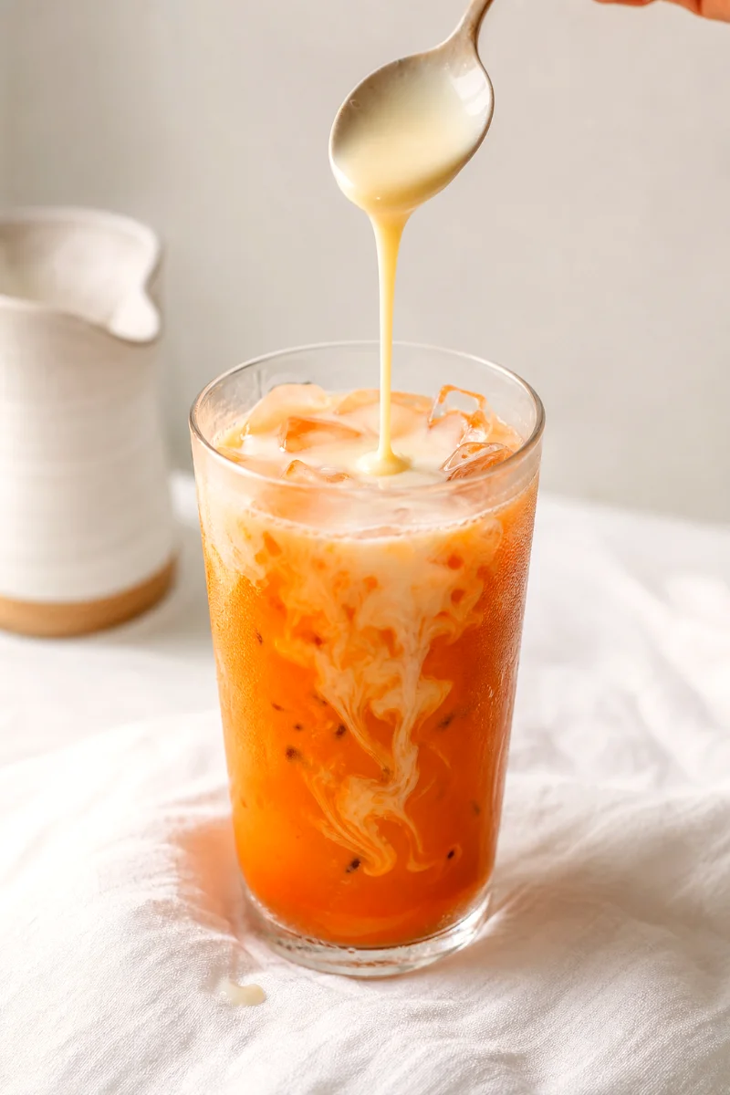 thai-iced-tea-condensed-milk-pour