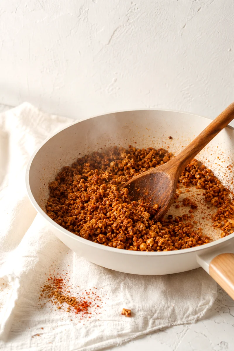 vegan-walnut-taco-salad-cooking-process