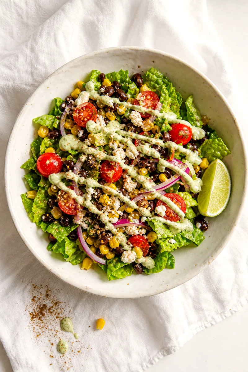 vegetarian-black-bean-taco-salad-food-shot